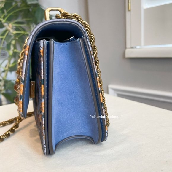 🔥Tory Burch Eleanor Small Jeweled Logo Shoulder Bag - Picture 7 of 17